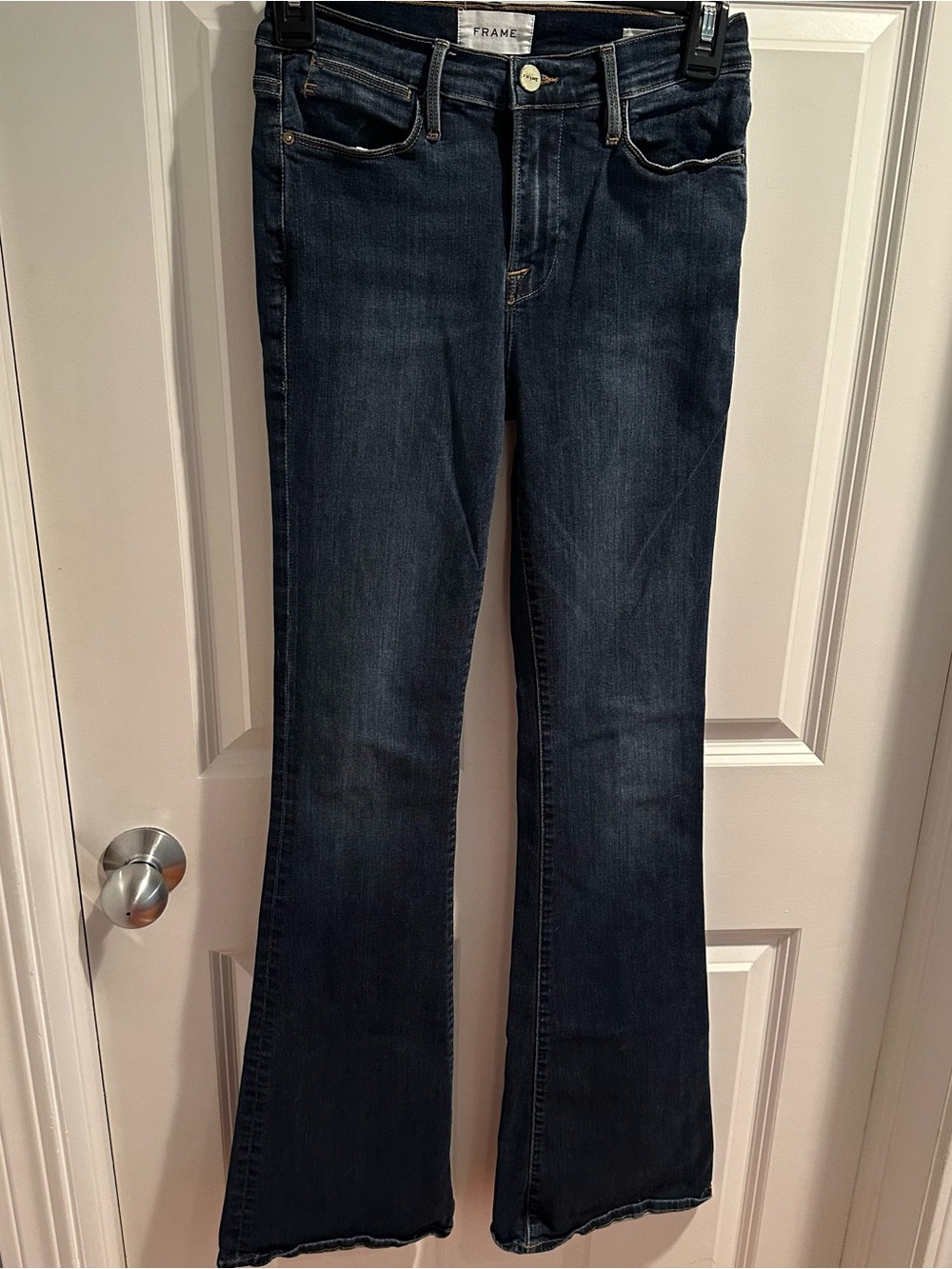 Frame Denim Dark Blue Flare Jeans
